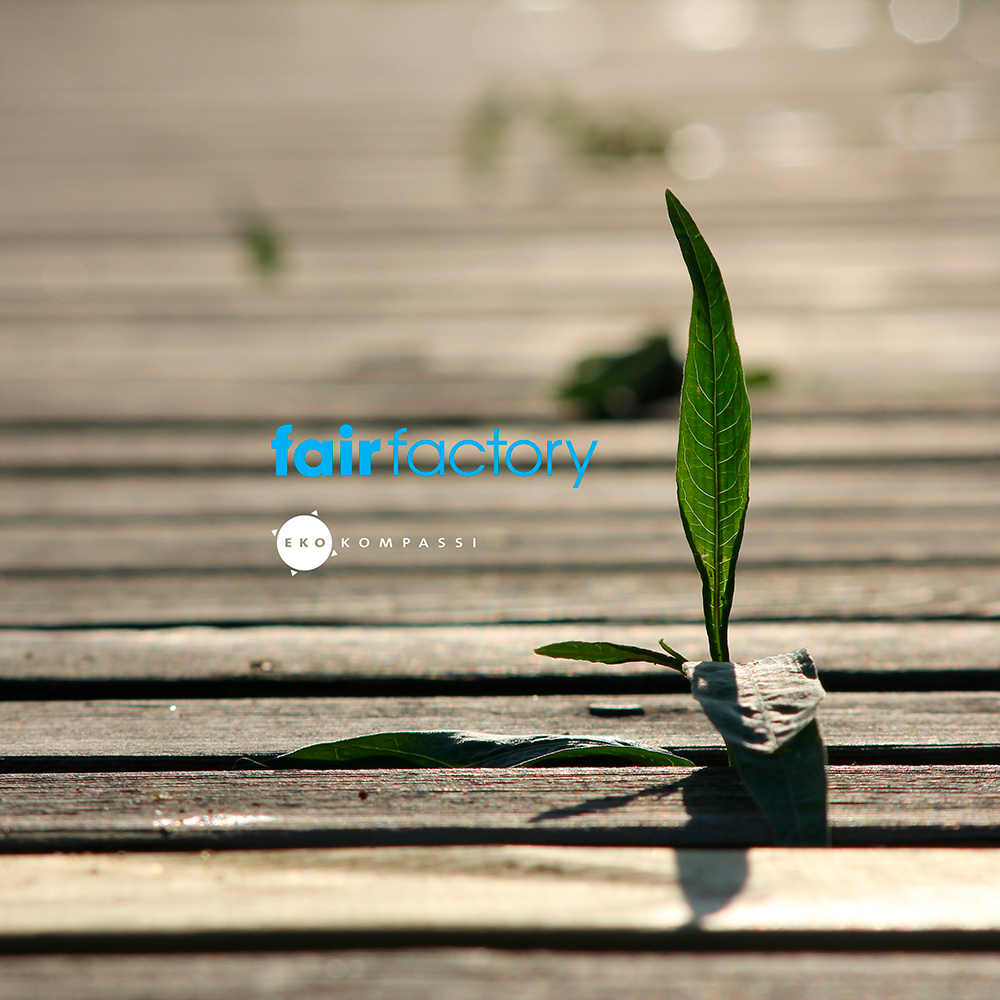 Fair Factory Oy:lle on myönnetty Ekokompassi-ympäristösertifikaatti